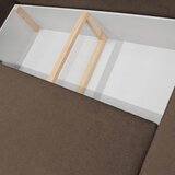 MID.YOU KOTNA SEDEŽNA GARNITURA, struktura, bouclé rjava | Shoptok.si