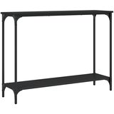  Konzolni stol crni 101 x 30,5 x 75 cm od konstruiranog drva | shoptok.hr