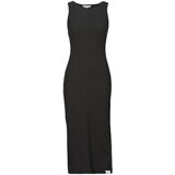 Calvin Klein Jeans SEAMING LONG RIB DRESS Crna Cijene