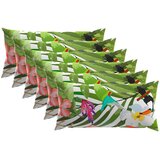  Presvlaka za jastuk 6 pcs HEERLEN Crna 40 x 80 cm Poliester | shoptok.hr