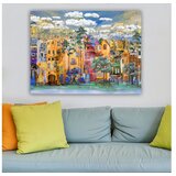 Wallity Slika na zidu na platnu 70x100cm cijene