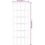  Klizna vrata od stakla ESG i aluminija 76 x 205 cm crna | Eponuda.ba