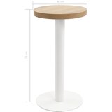 Bistro stol svjetlosmeđi 40 cm MDF | shoptok.hr