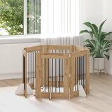  Vrata za pse s postoljem 6 pcs Hrast artisan 60 x 80 cm | shoptok.hr