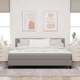  Postelja z vzmetnico z vzmetnico Taupe 180 x 200 cm blago, (5000128466) | Shoptok.si