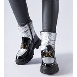 Gemre Black-silver lacquered snow boots Winter | Eponuda.ba