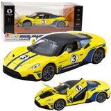 Metal Sports Car Lights Sounds Drive Yellow 1:22 | shoptok.hr