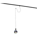 QAZQA Hanglamp met rail ophanging zwart incl. LED G200 - Cavalux Cene