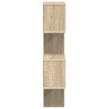  Zidna polica Zidna montaža Hrast sonoma 39 x 15 x 76 cm - Hrast sonoma | shoptok.hr