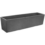 MULTY HOME pe zunanji lonec sonata korito 15X61X15CM črn | Shoptok.si