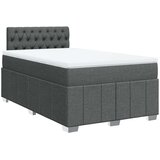 vidaXL Krevet box spring s madracem tamnosivi 120 x 190 cm tkanina | shoptok.hr