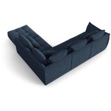 Micadoni Temno modra kotna sedežna garnitura (desni kot/v obliki črke L) Bloom – Home | Shoptok.si