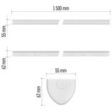  LED svetlo za montažu ispod kuhinjskih elemenata LED/60W/230V 4000K 150 cm | Eponuda.com