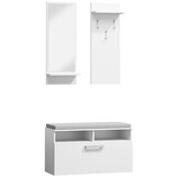 Molarem Home Set za hodnik P-003 - lamelirana ploča - bijeli | shoptok.hr