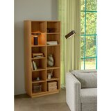 Hübsch Biblioteka u dekoru hrasta u prirodnoj boji 80x180x30 cm Disco – | shoptok.hr