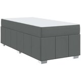 vidaXL Konstrukcija postelje Temno siva 120 x 190 cm blago | Shoptok.si