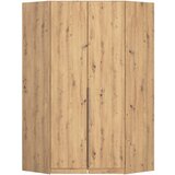 Rauch Möbel KOTNA OMARA ZA OBLAČILA, temno siva, hrast artisan | Shoptok.si