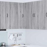  Zidni kutni ormar Lucca Siva sonoma 57 x 57 x 100 cm | shoptok.hr