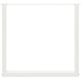 vidaXL Noge kavne mizice U-oblika 2 kosa bela 80x(72-73)cm jeklo | Shoptok.si