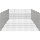  Ograda za životinje sa 24 ploča 54x100 cm od pocinčanog željeza | shoptok.hr
