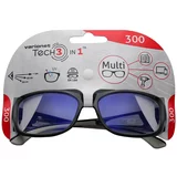 3 zaštitne naočale s dioptrijom 300 (Crno-sive boje)