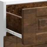vidaXL Kuhinjska osnovna omarica Porto dimljen hrast inženirski les | Shoptok.si