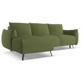 Makamii Zelena kotna sedežna garnitura (levi kot) Malie – | Shoptok.si