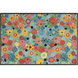 wash+dry PREDPRAŽNIK Flower power 50/75 cm potiskano večbarvno Cene