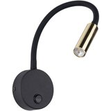  LED zidna lampa LAGOS 1xG9/3W/230V crna/zlatna | Eponuda.com