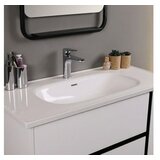 Hanah home Kupatilski ormarić sa umivaonikom i ogledalom (2 komada) Linear Bianco | Eponuda.com
