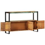  Komoda od masivnog obnovljenog drva 120 x 30 x 75 cm Smeđa | Shoptok.si