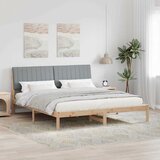  Krevetna konstrukcija Smeđa 180 x 200 cm Čvrsto borovo drvo | shoptok.hr