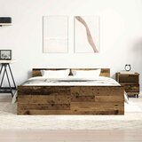  Okvir kreveta bez madraca staro drvo 120x200 cm | shoptok.hr
