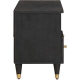 TV ormar s ladicama Crna 100 x 33 x 46 cm Čvrsto drvo manga | shoptok.hr