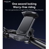 Yesido Držač za motocikl C249 za mobitele od 4.8"- 6.8" inča crni | shoptok.hr