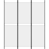 Sobna pregrada s 3 panela bijela 150 x 180 cm od tkanine | Eponuda.ba
