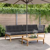 vidaXL 3-dijelni set vrtnih sofa od paleta s jastucima od drva bagrema Cijene