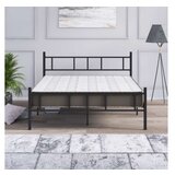 Hanah home bračni krevet Akın black 140 x 200