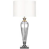  Där Lighting HIN4208 - Stona lampa HINTON 1xE27/60W/230V bela/sjajni hrom Cene