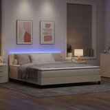 Box Postelja z vzmetnico z vzmetnico krema 180 x 200 cm blago, (5000128538) | Shoptok.si