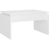 Furnova Klubska mizica bela 68x50x38 cm iverna plošča, (21915260) | Shoptok.si