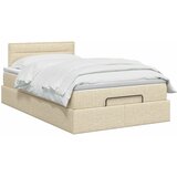  od pjene s madracem i LED-om Krem 120 x 190 cm Tkanina | shoptok.hr