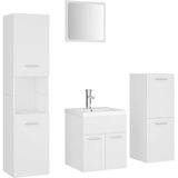  Set kupaonskog namještaja od iverice bijeli | shoptok.hr