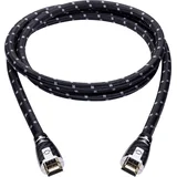 HDMI priključni kabel 20.00 m črna\, siva XXL® Carb Connect MKII, (20416829)