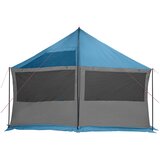  Obiteljski šator Plava 450 x 400 x 265 cm Poliester i čelik | Eponuda.com