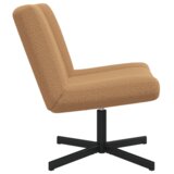vidaXL Akcentni Stol Bež Tkanina, Kovina Standard Ergonomski | Shoptok.si