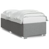 Furnova Posteljni okvir brez vzmetnice svetlo siv 90x200 cm blago, (21934503) | Shoptok.si