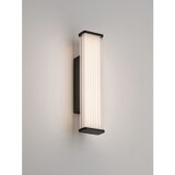 Nova Luce Mat črna kovinska LED stenska svetilka Misty – | Shoptok.si