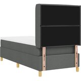  s opruga kutije Tamno siva 100 x 200 cm tkanina | shoptok.hr