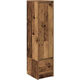 vidaXL Visoka ploča staro drvo 29,5x34x119,5 cm konstruirano drvo | shoptok.hr